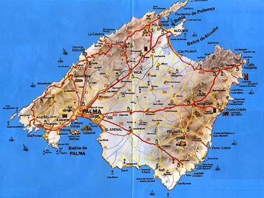 Mapa Malorky